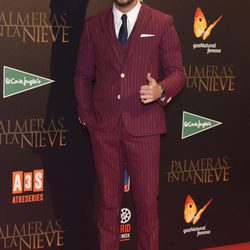 Mario Casas en la premiere de 'Palmeras en la Nieve'