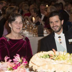 Carlos Felipe de Suecia en los Premios Nobel 2015