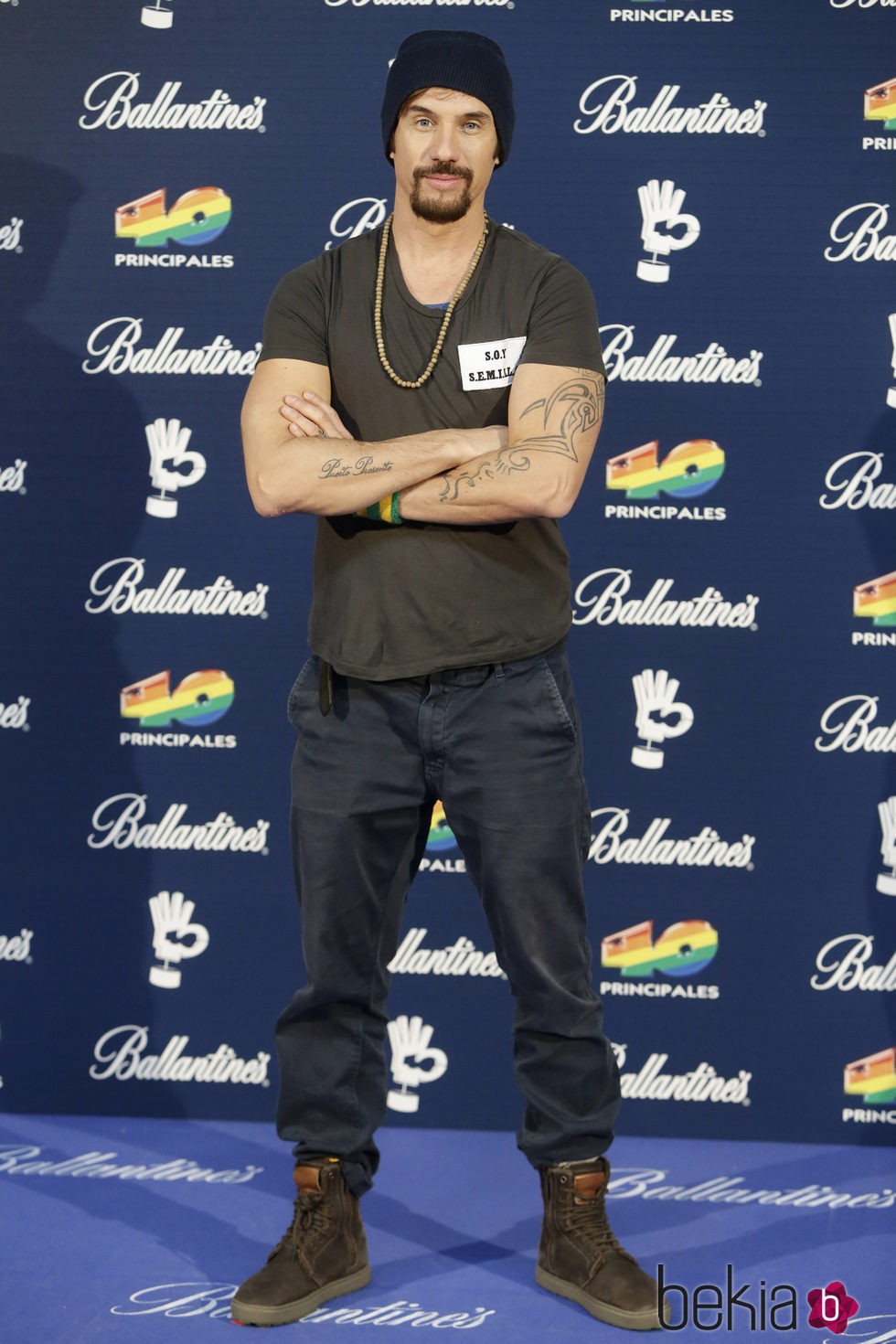 Macaco en los Premios 40 Principales 2015