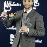 Pablo Alborán con sus galardones de los Premios 40 Principales 2015