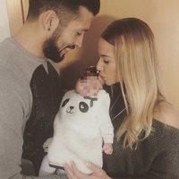 Ezequiel Garay y Tamara Gorro celebran los dos meses de vida de su hija Shaila