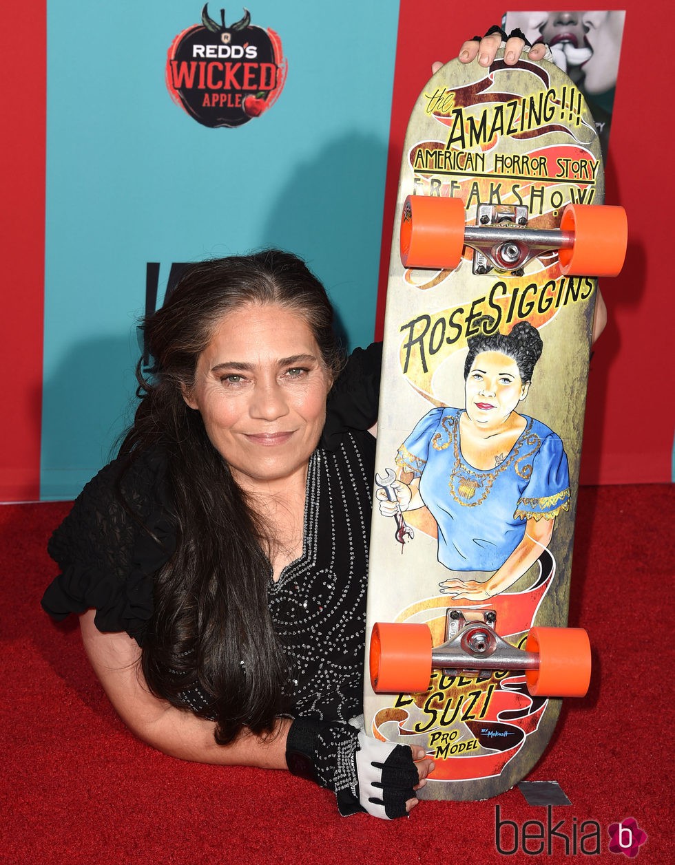 Rose Siggins en la premiere de 'American Horror Story: Freak Show'