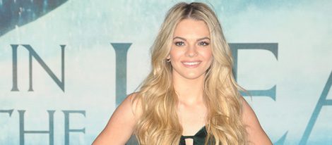 Louisa Johnson en la premiere de 'En el Corazón del Océano' en Londres