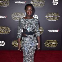 Lupita Nyong'o en la premiere de 'Star Wars: El Despertar de la Fuerza' en Los Ángeles