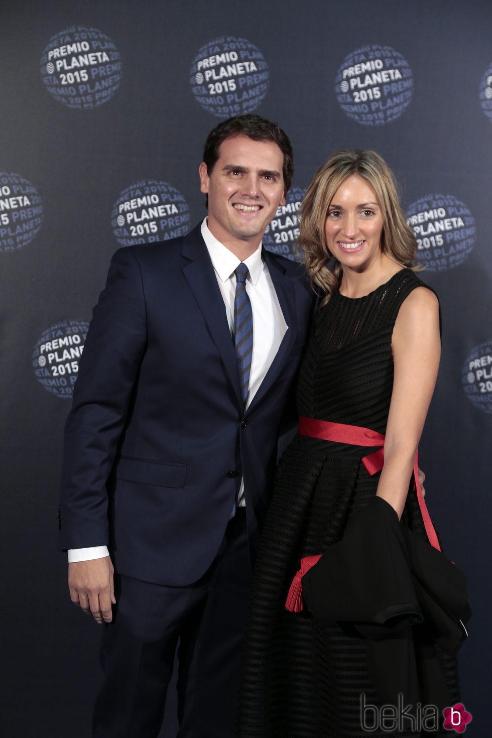 Albert Rivera y Beatriz Tajuelo en la entrega del Premio Planeta 2015