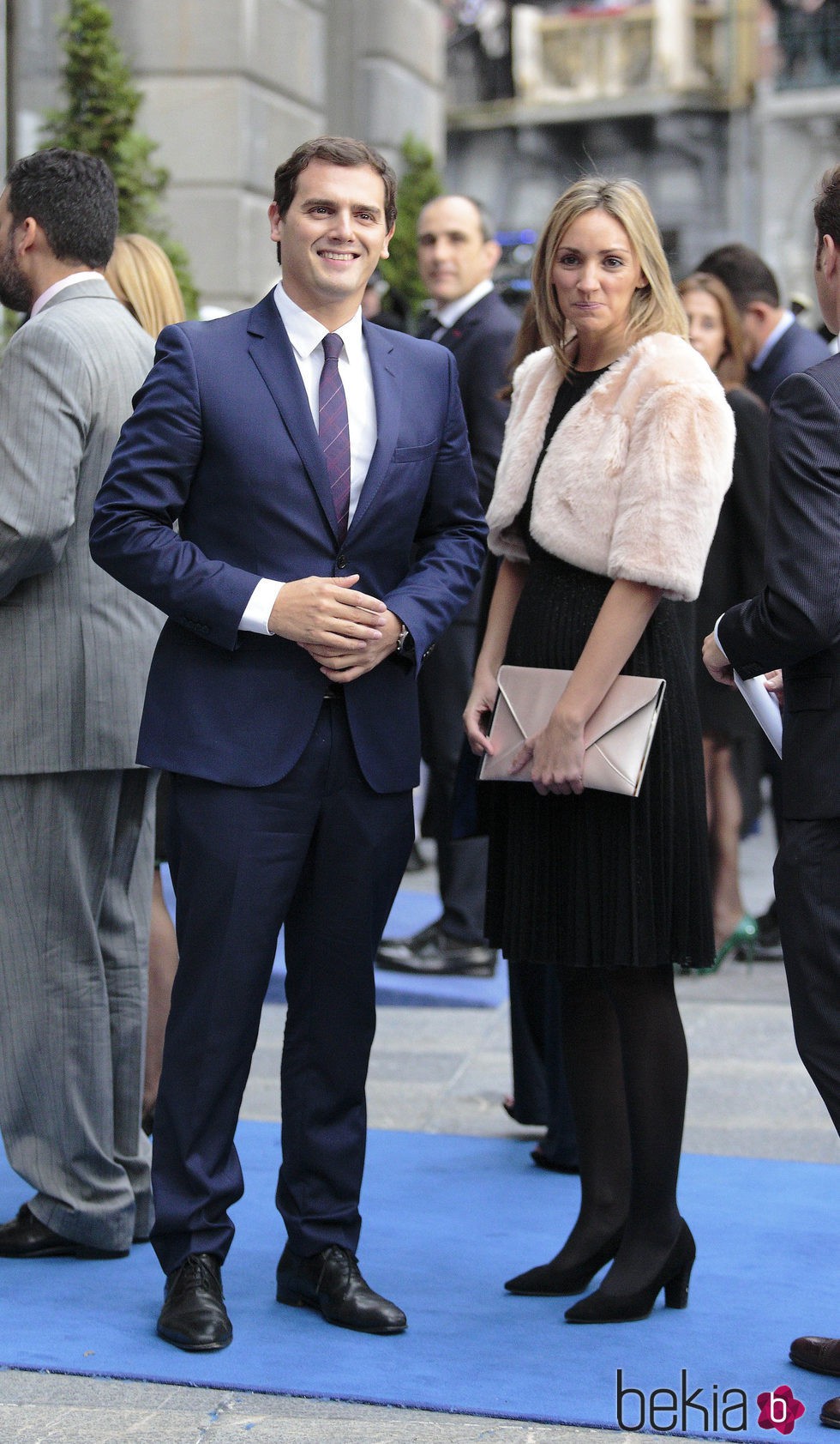 Albert Rivera y Beatriz Tajuelo en la entrega de los Premios Princesa de Asturias 2015