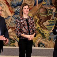 La Reina Letizia en una audiencia a representantes de la campaña 'Un juguete, una ilusión'