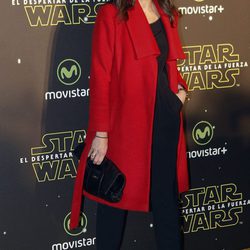 Marta Fernández en el estreno de 'Star Wars: El Despertar de la Fuerza' en Madrid