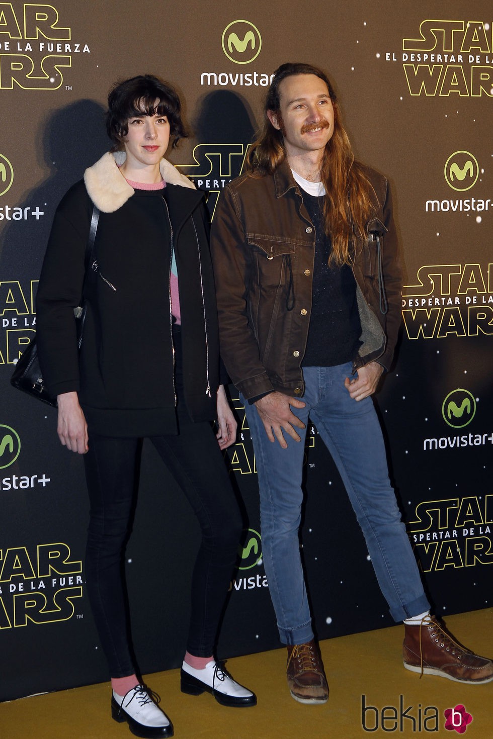 Brianda Fitz James y su novio Falkwyn de Goyeneche en el estreno de 'Star Wars: El Despertar de la Fuerza' en Madrid