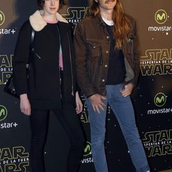 Brianda Fitz James y su novio Falkwyn de Goyeneche en el estreno de 'Star Wars: El Despertar de la Fuerza' en Madrid