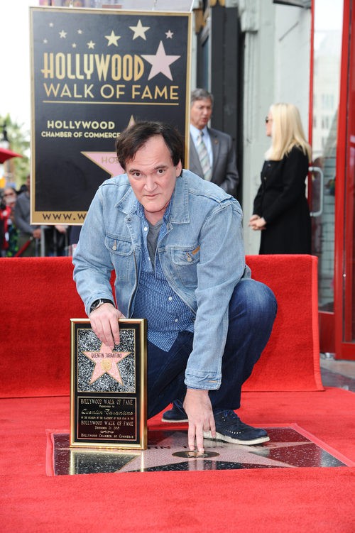 Quentin Tarantino recibe su estrella en el Paseo de la Fama de Hollywood