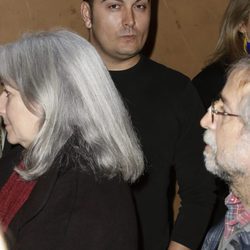 Miguel Marcos en el estreno de 'Iba en serio'