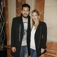 Tamara Gorro y Ezequiel Garay en el estreno de 'Iba en serio'