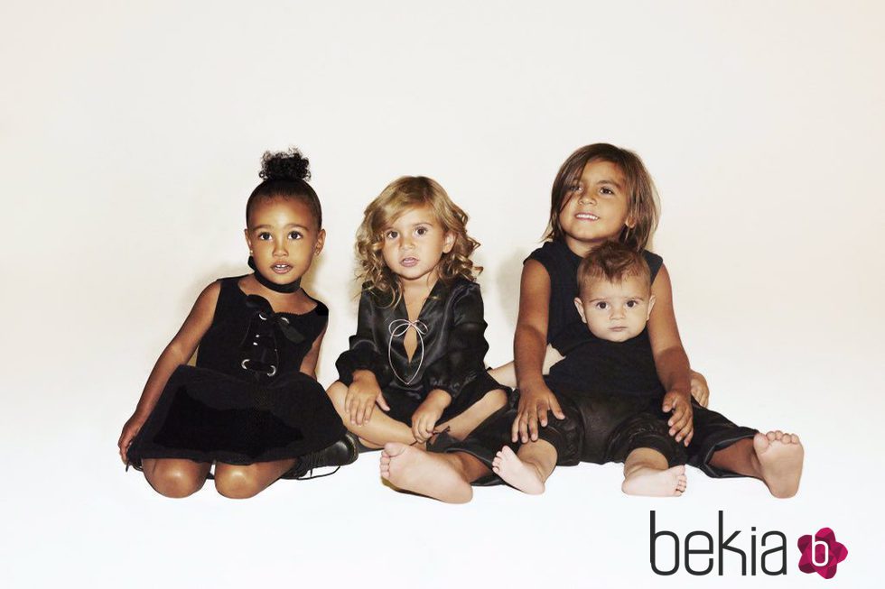 Christmas de los Kardashian en las Navidades 2015 con North, Penelope, Mason y Reign