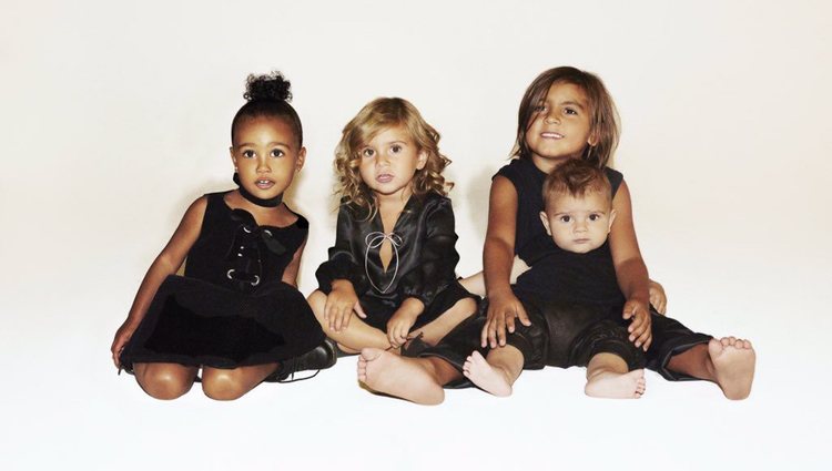 Christmas de los Kardashian en las Navidades 2015 con North, Penelope, Mason y Reign