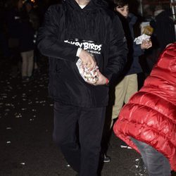 Pepe Rodríguez repartiendo caramelos en la Cabalgata de Reyes de Madrid 2016