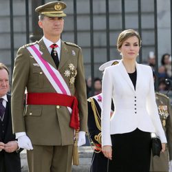 Los Reyes Felipe y Letizia presidiendo la Pascua Militar 2016