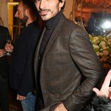 Andrés Velencoso en una fiesta de la London Collections Men en Londres