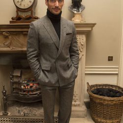 David Gandy en una fiesta de la London Collections Men en Londres