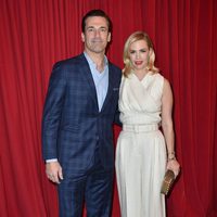 Jon Hamm y January Jones en los Premios AFI 2016