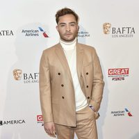 Ed Westwick en la fiesta de los nominados a los BAFTA 2016 en Los Angeles