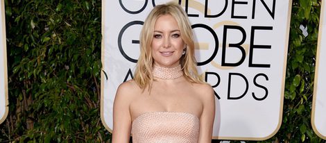 Kate Hudson en la alfombra roja de los Globos de Oro 2016