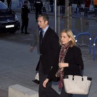 La Infanta Cristina e Iñaki Urdangarín llegan a la primera sesión del juicio por el Caso Nóos