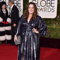 Melissa McCarthy en la alfombra roja de los Globos de Oro 2016