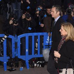 La Infanta Cristina e Iñaki Urdangarín entran al juicio por el Caso Nóos con gesto serio