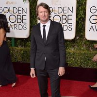 Tom Hooper en la alfombra roja de los Globos de Oro 2016