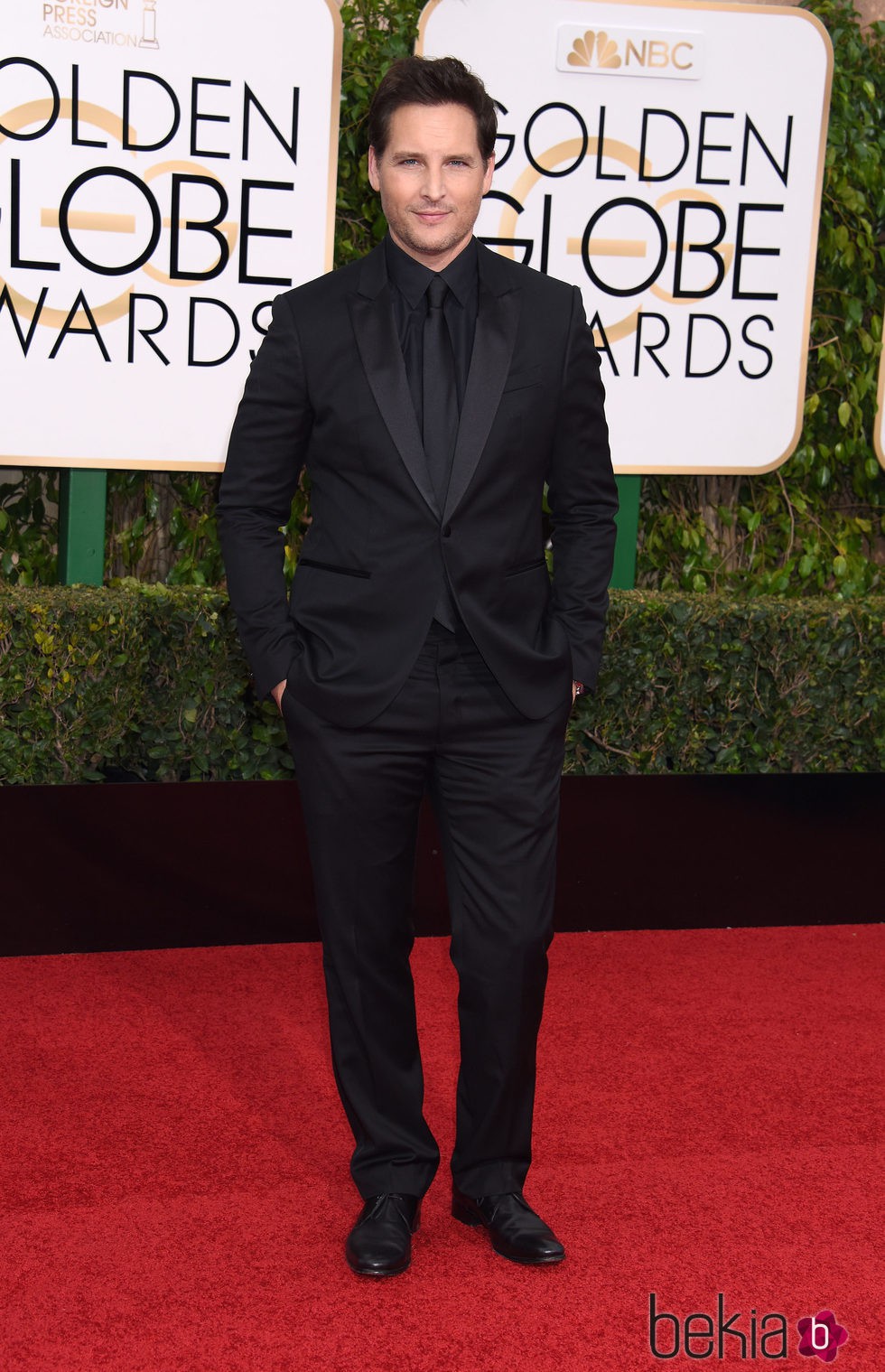 Peter Facinelli  en la alfombra roja de los Globos de Oro 2016