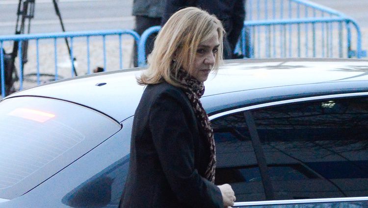 La Infanta Cristina a su llegada al juicio por el Caso Nóos