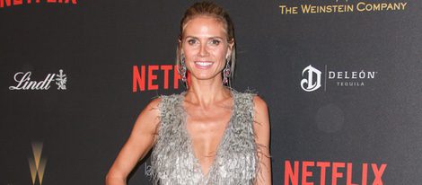 Heidi Klum en la fiesta de Netflix tras la entrega de los Globos de Oro 2016