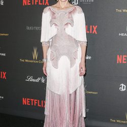 Cate Blanchett en la fiesta de Netflix tras la entrega de los Globos de Oro 2016