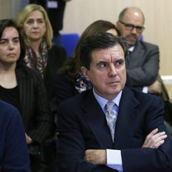 Jaume Matas en el banquillo de los acusados en el juicio por el Caso Nóos