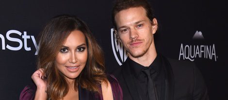 Naya Rivera y Ryan Dorsey en la fiesta de InStyle tras la entrega de los Globos de Oro 2016