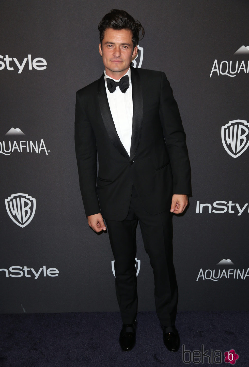 Orlando Bloom en la fiesta de InStyle tras la entrega de los Globos de Oro 2016