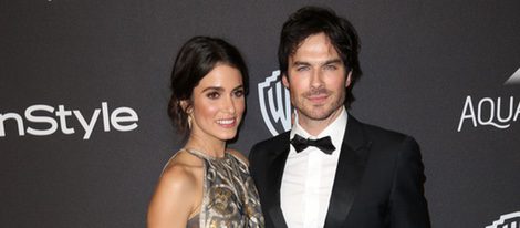 Ian Somerhalder y Nikki Reed en la fiesta de InStyle tras la entrega de los Globos de Oro 2016