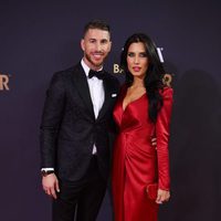 Sergio Ramos y Pilar Rubio en la entrega del Balón de Oro 2015