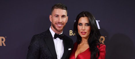 Sergio Ramos y Pilar Rubio en la entrega del Balón de Oro 2015