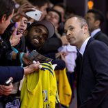 Andrés Iniesta en la entrega del Balón de Oro 2015