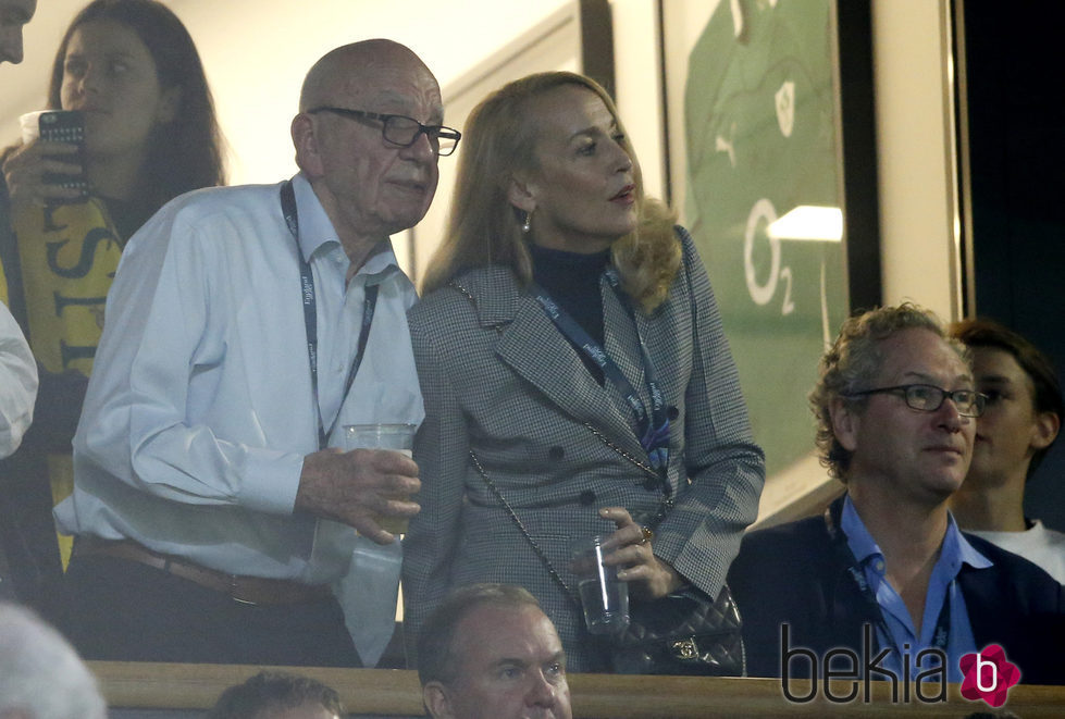 Primera imagen de Rupert Murdoch y Jerry Hall juntos