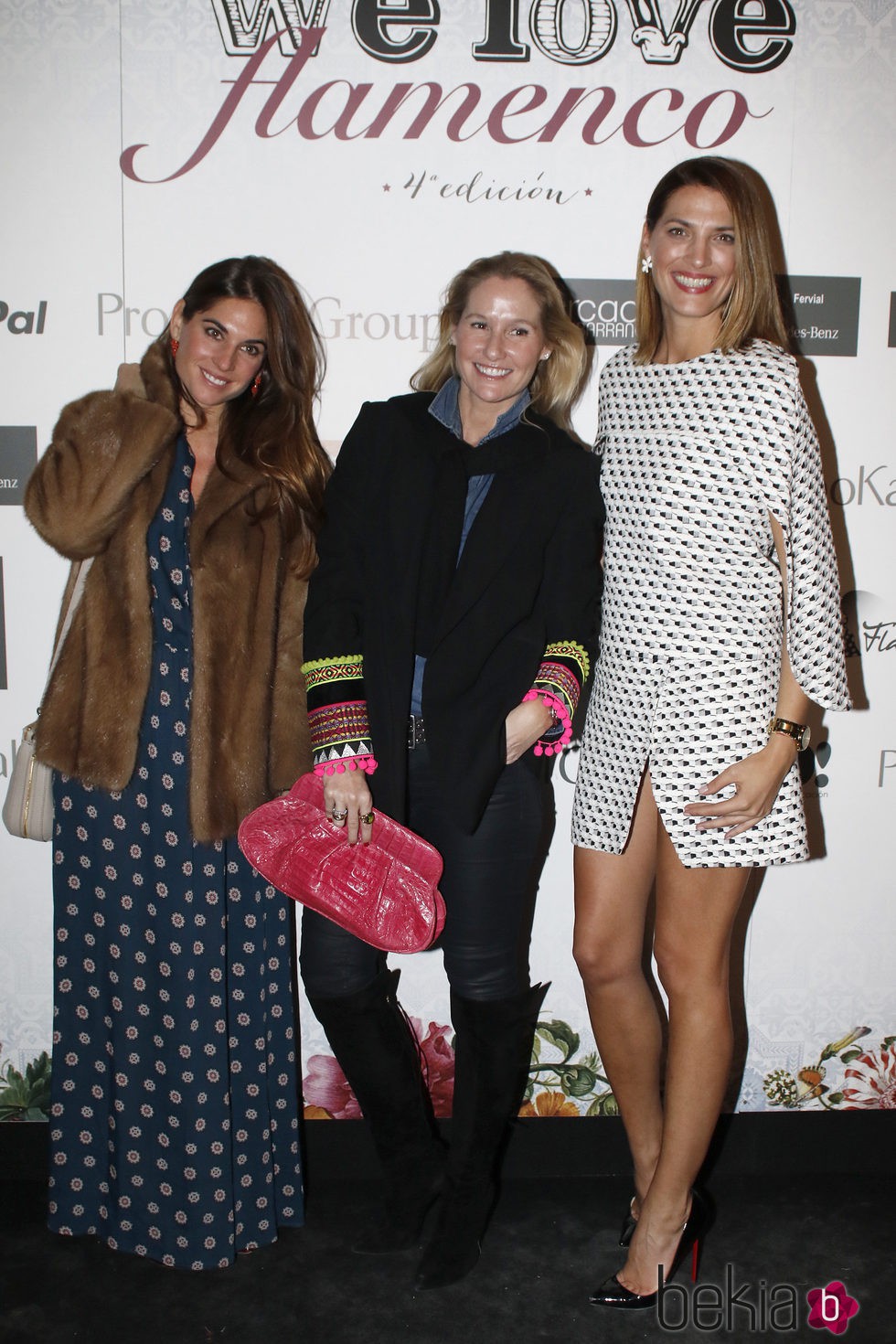 Laura Sánchez con Fiona Ferrer y Lourdes Montes en We Love Flamenco 2016