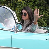 Kendall Jenner, enfadada al volante