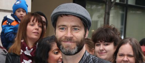 Howard Donald durante un encuentro con sus fans en Londres