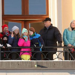 La Familia Real Noruega en las celebraciones por el 25 aniversario del reinado de Harald de Noruega