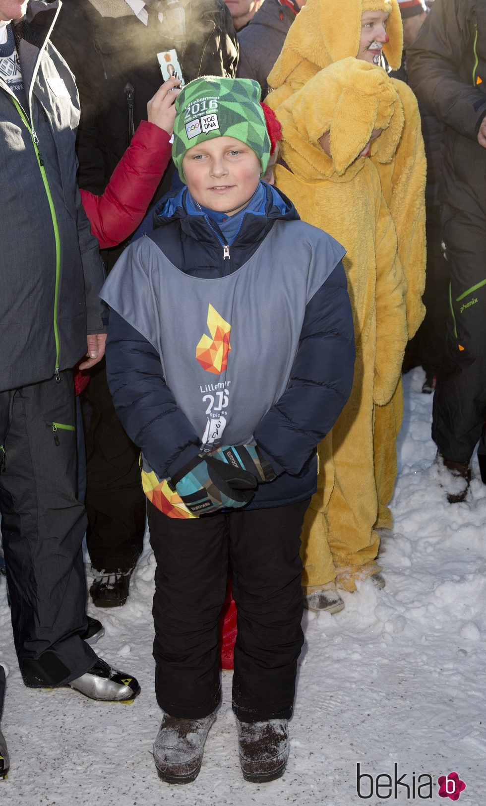 Sverre de Noruega en las celebraciones por el 25 aniversario del reinado de Harald de Noruega