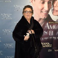 Elena Benarroch en el estreno de la obra 'El amor está en el aire'