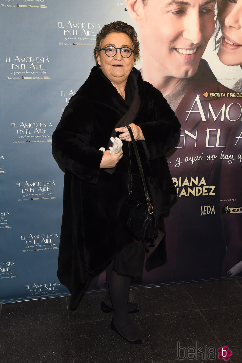 Elena Benarroch en el estreno de la obra 'El amor está en el aire'