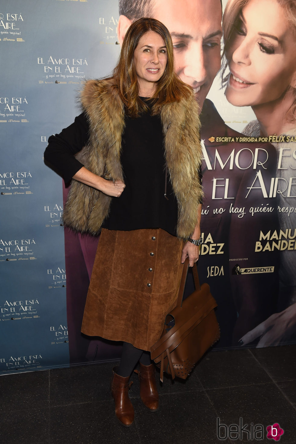 Ana García Siñeriz en el estreno de la obra 'El amor está en el aire'